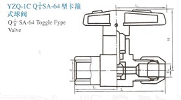 YZQ-1C卡箍式球阀