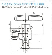 YZQ-5A卡套角式球阀